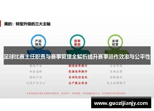 足球比赛主任职责与赛事管理全解析提升赛事运作效率与公平性